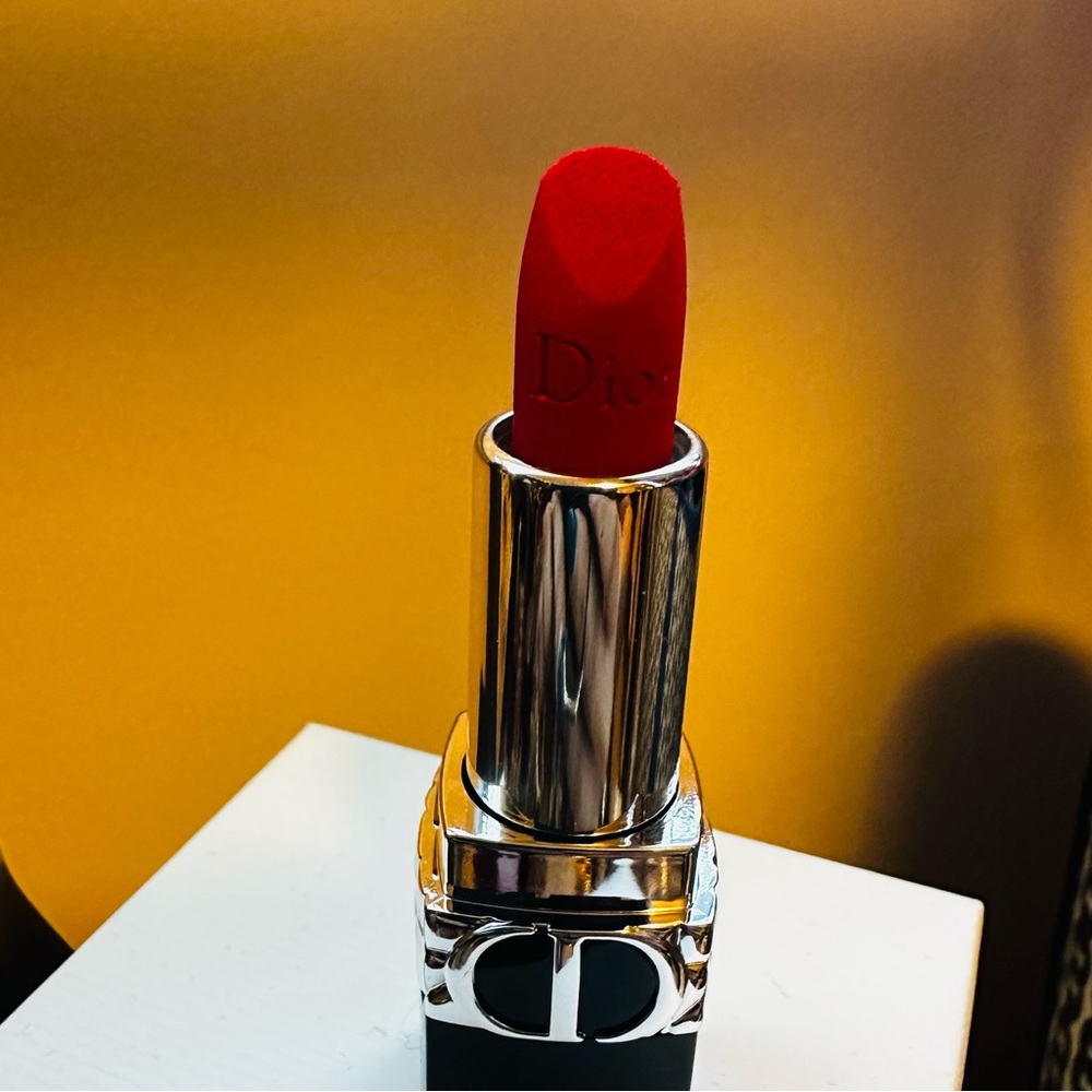 Brand new Dior Rouge lipstick in Velvet 999!